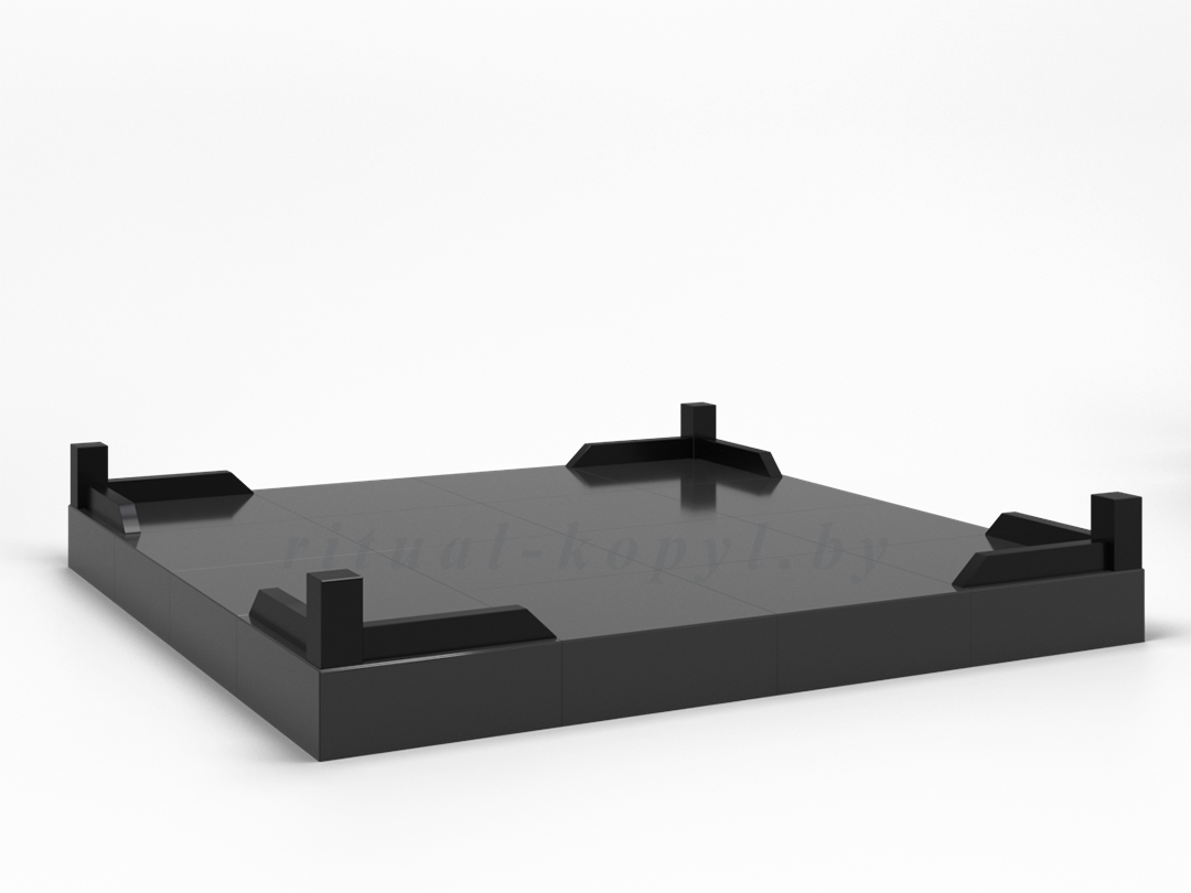 Гранитная ограда на могилу в Копыле